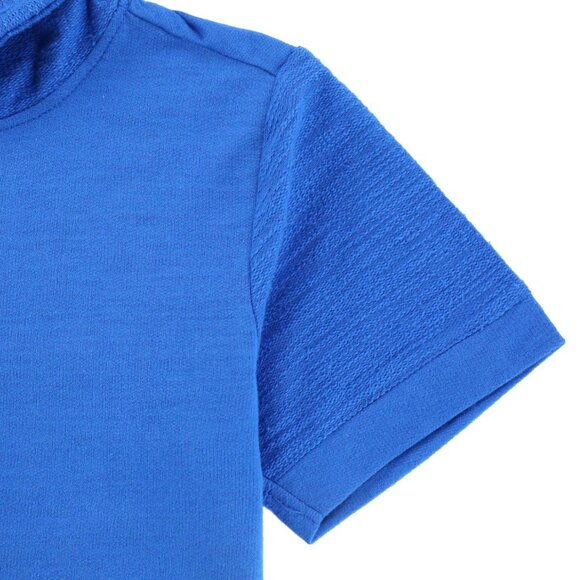 Boys Knit Short Sleeve Shirt with Hood Size S - Picture 3 of 6